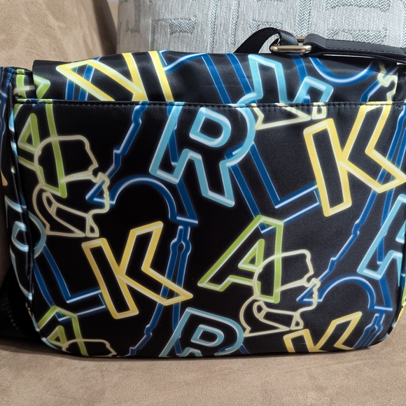 Karl Lagerfeld Neon Graphic Crossbody Bag - Picture 5 of 5
